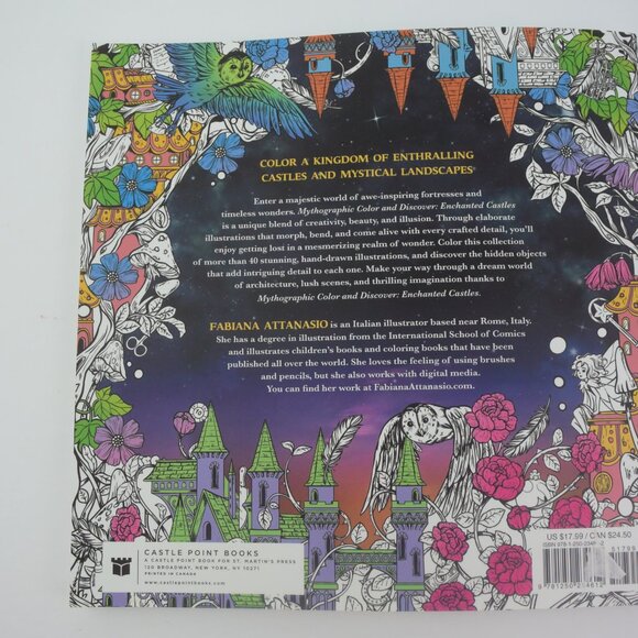 Mythographic Enchanted Castles Coloring Book by Fabiana Attanasio - Picture 5 of 12